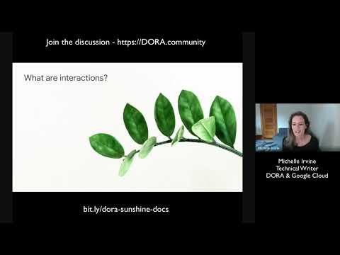 DORA Community Discussion - Documentation