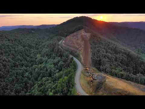 Highway 58 Mountain Expansion Project September 2022. Patrick County Virginia. Meadows Of Dan.