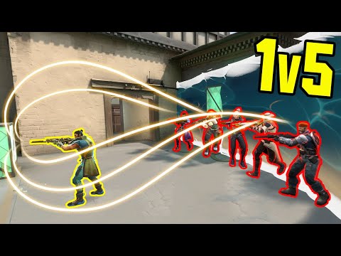 18 MINUTES OF HERO 1v5 MOMENTS - VALORANT