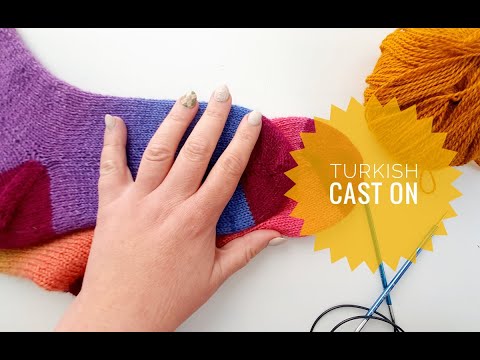 [KNITTING] ChristalLK - Turkish Cast On / Montage à la turque (in French and in English)