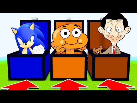 Minecraft : Do Not Open The Wrong CHEST!(SONIC,MR BEAN ,DARWIN) (Ps3/Xbox360/PS4/XboxOne/PE/MCPE)