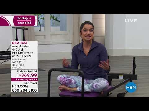 AeroPilates 4Cord Pro Reformer mit 5 DVDs