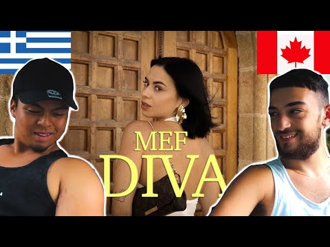CANADIANS REACT TO GREEK MUSIC - MEF - DIVA (Official Music Video)