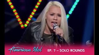 Gabby Barrett: Sings Her HEART Out For Her Dad Who &quot;Cleans Toilets&quot; | American Idol 2018