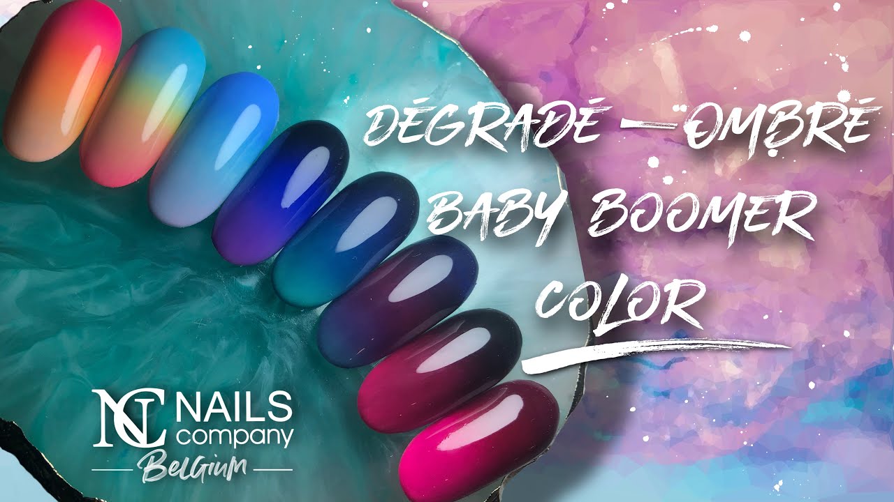 Ombré dégradé babybommer couleur tout en semi permanent