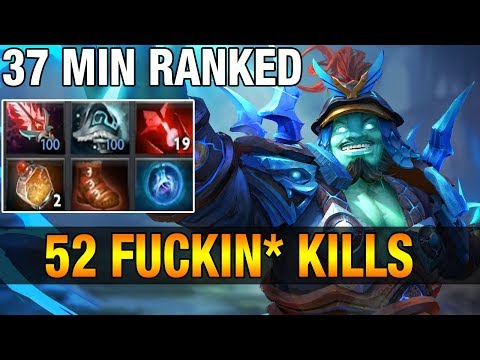 52 KILLS IN 37 MIN - BabyKnight 7.5K MMR Plays Storm Spirit - Dota 2