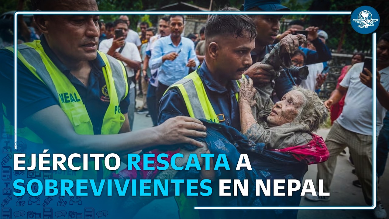 Así fueron los dramáticos rescates tras las inundaciones en Nepal