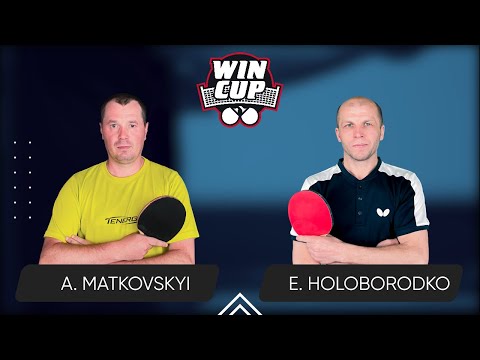 14:00 Andrii Matkovskyi - Evhenii Holoborodko West 3 WIN CUP 17.06.2024 | Table Tennis WINCUP