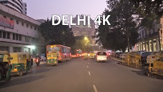 Night Drive - Delhi 4K - India