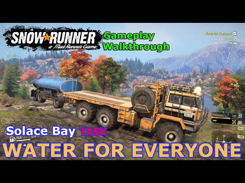 SnowRunner - Water for Everyone | Solace Bay, Washington (Task) | Phase 16