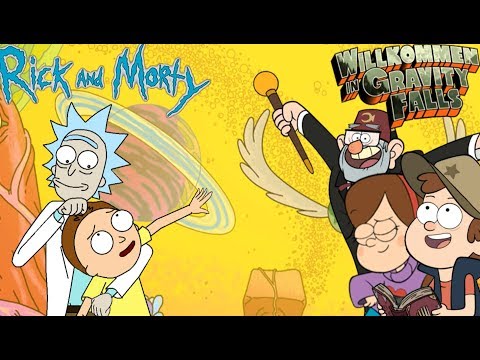CROSSOVER ZWISCHEN RICK AND MORTY UND GRAVITY FALLS ? [HD/DE]