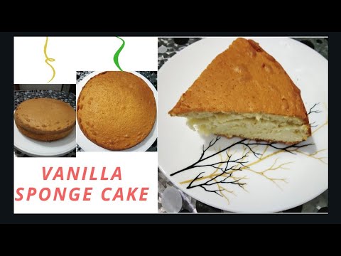 Vanilla sponge cake