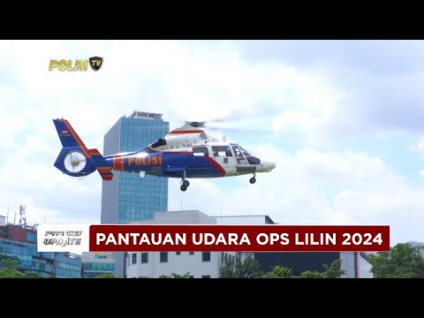 PRESISI UPDATE : POLRI MELAKSANAKAN PANTAUAN UDARA SITUASI LALIN 01/01/2025 14.00