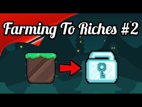 1M Gems + Crime Shop | Farming To Riches #2 | Growtopia