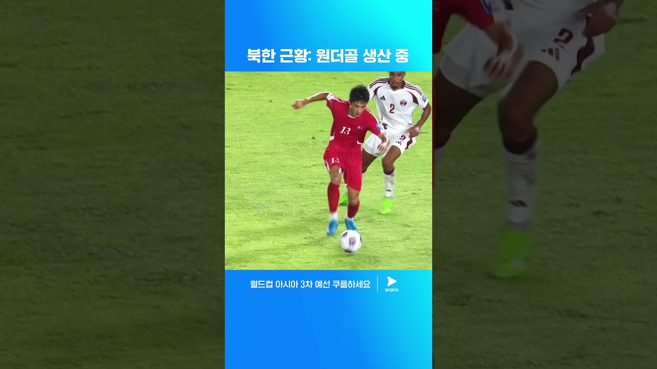 원더골 터트리며 카타르와 비긴 북한 | 월드컵 아시아 3차 예선 | 북한 vs 카타르