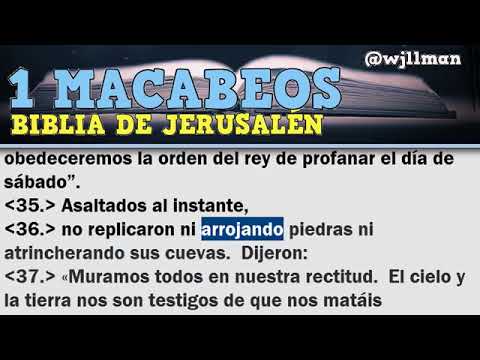 Libro de 1 Macabeos Completo   Biblia Católica de Jerusalén