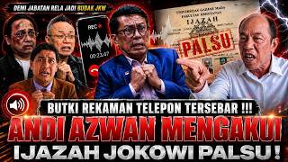 Download lagu MALAM INI REKAMAN TELEPON BOCOR‼️ ANDI AZWAN AKUI IJAZAH JOKOWI PALSU‼️ DEMI JABATAN RELA JADI BUDAK mp3