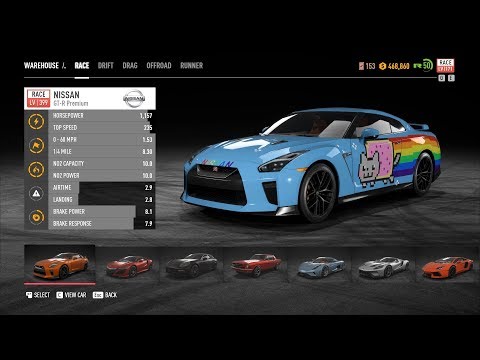Need For Speed Payback - All Fully Upgraded LV399 Race Spec Stats w/ Perfect Chidori Speedcards