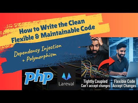 How to write Flexible & Maintainable Code? Dependency Injection + Polymorphism Made Simple