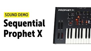 Video thumbnail for Dave Smith Instruments Sequential Prophet X Sound Demo (no talking) by Bonedo Synthesizers