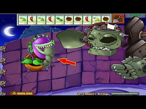 Plants vs Zombies Minigames Zombotany 2 - Chomper vs Dr. Zomboss