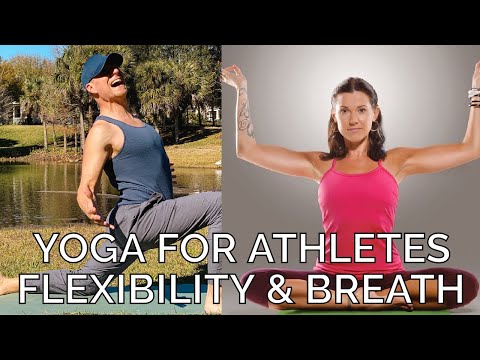 25 MIN YOGA FOR FLEXIBILITY & BREATH - Strength & Stretch Yoga - Yoga for Athletes