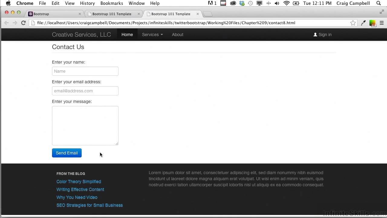 Twitter Bootstrap 2 Tutorial | Button Options