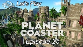 Let&#39;s Play Planet Coaster Alpha 1 - Dreamland - episode 25 - Labyrinth/Maze shopping area - Part 4