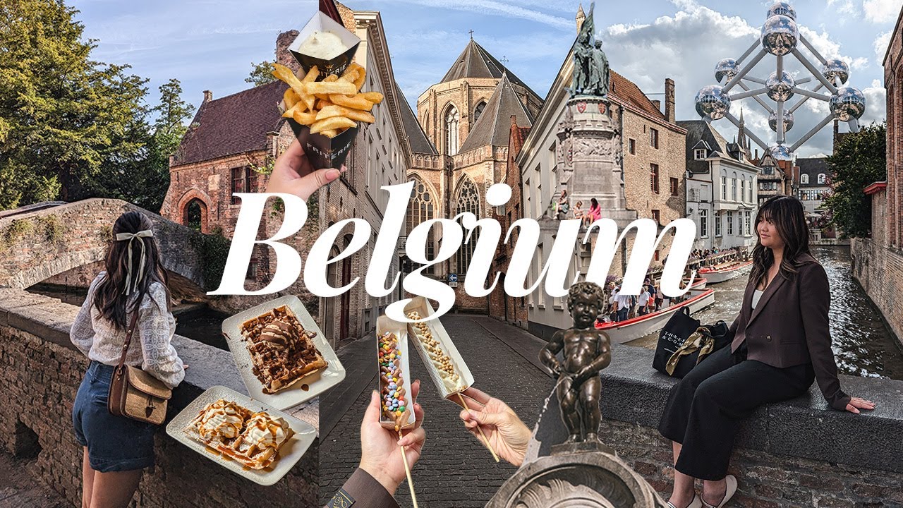 BELGIUM VLOG || exploring fairytale cities Brussels, Bruges, & Ghent! 🇧🇪