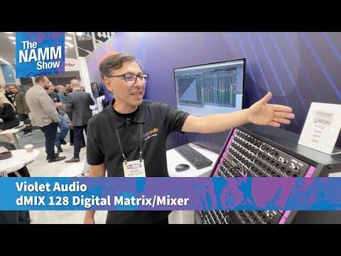 Dia 9–Violet Audio dMix128 digital audio matrix mixer (video)