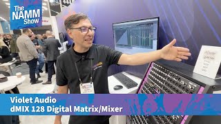 Video thumbnail for NAMM 2026: Violet Audio: dMIX 128 Digital Matrix/Mixer by AudioTechnology Magazine