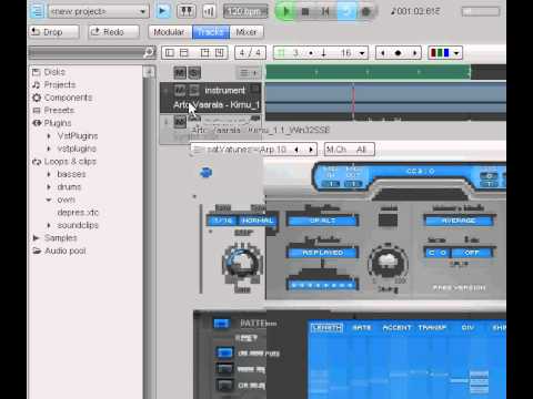 Using Kirnu Arp in EnergyXT