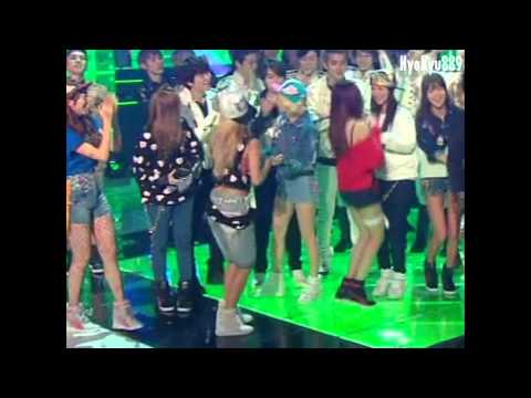 130201 HyoKyu Music Bank Ending