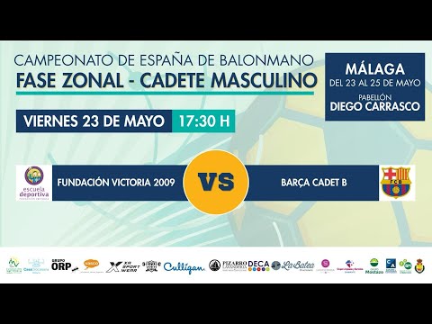 FUNDACIÓN VICTORIA 2009 VS BARÇA CADET B // INTERSECTOR CADETE