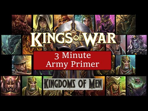 Kings of War 3 minute army primer - Kingdoms of Men