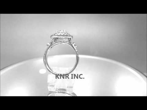 14K WHITE GOLD ROUND CUT DIAMOND ENGAGEMENT RING 1.70CTW - KNR INC - 192.1