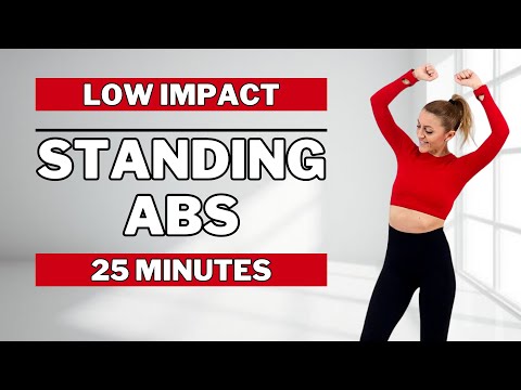 🔥25 Min Standing Abs Workout🔥Tighten Your Waistline🔥Intense STANDING ABS Workout🔥KNEE FRIENDLY🔥