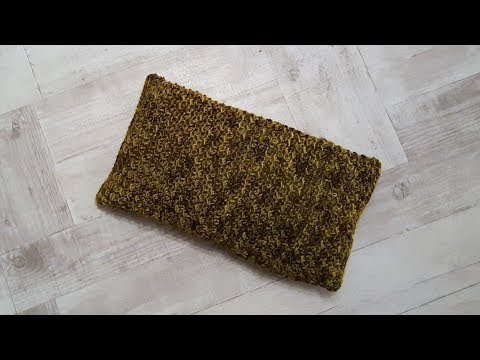 Anleitung : Kissen mit dem Schlingen-Muster häkeln