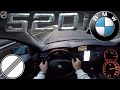BMW E60 520i 2004 POV TOP SPEED DRIVE On German AUTOBAHN MAX ACCELERATION NO SPEED LIMIT