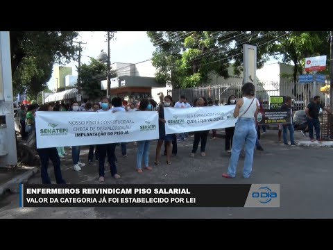 Enfermeiros reivindicam piso salarial devido a lei com novo valor da categoria 14 02 2023