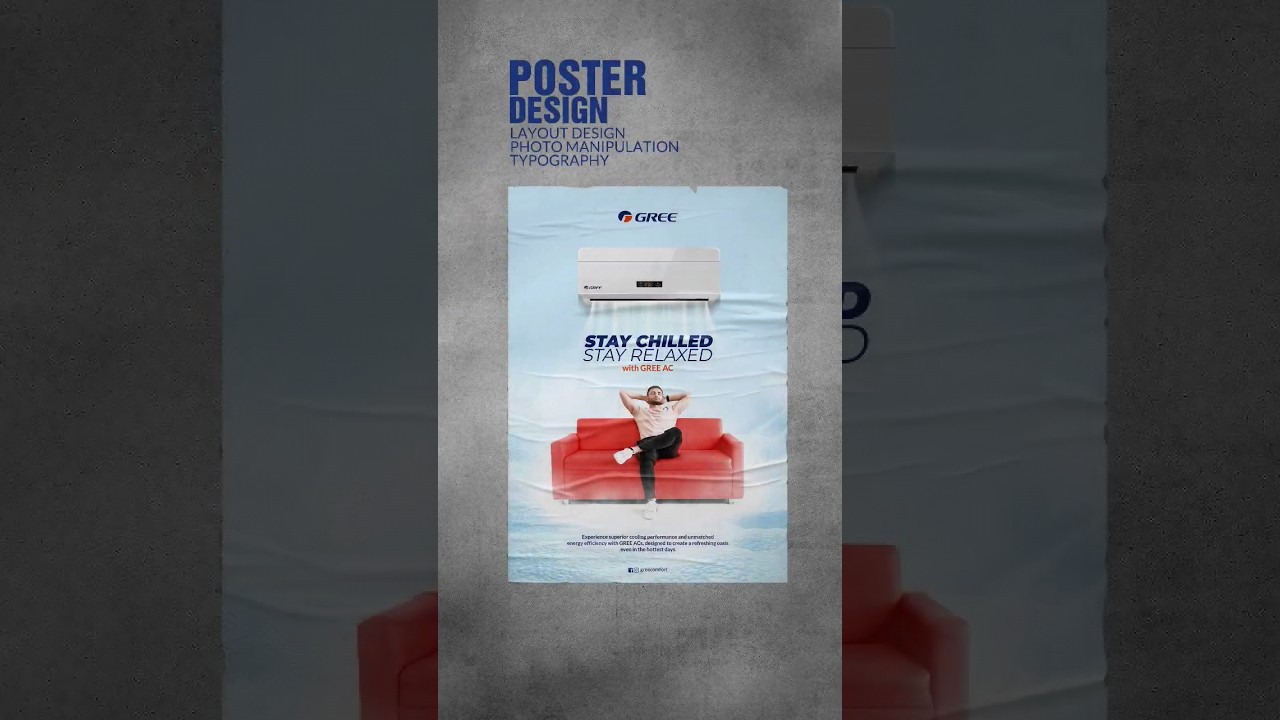 Poster Design in Photoshop | Creative and Minimalist Design #youtube #ytshorts #youtubeshorts
