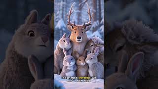 The Squirrel Who Saved Winter | Moral Story for Kids #shorts #SquirrelStory #MoralStoryForKids