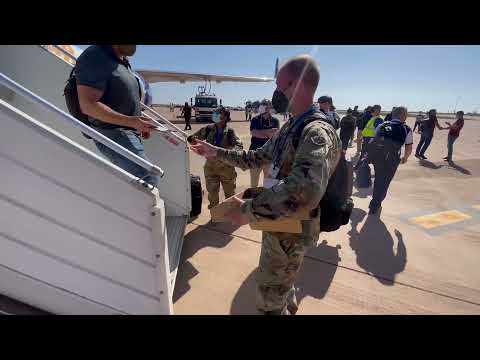 Utah National Guardsmen arrive in Morocco to participate in African Lion 2021.