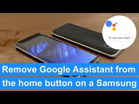 How to remove Google Assistant from the home button on a Samsung Galaxy