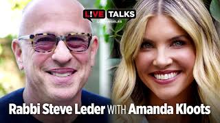 Rabbi Steve Leder in conversation with Amanda Kloots at Live Talks Los Angeles