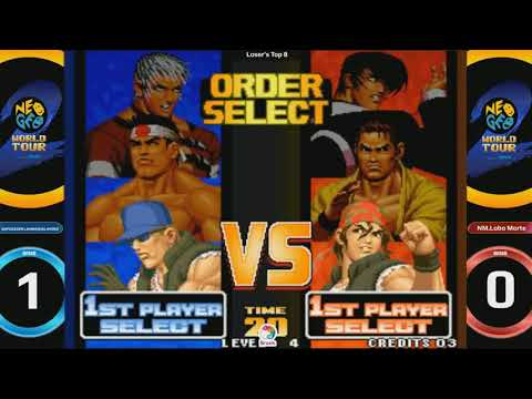 LawrenceLayoso vs Lobo Morte - KOF '98 Neo Geo World Tour Season 2 Philippines Stop Losers TOP 8