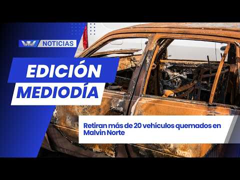Edición Mediodía 12/03 | Retiran más de 20 vehículos quemados en Malvin Norte