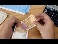 Company Accountant Counting 200 Rupee Indian Currency Notes In Indian Stock Footage Knot9