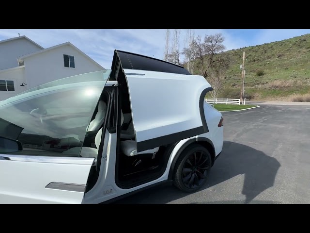 2019 TESLA MODEL X SUV DUAL AC ELECTRIC MOTORS, HIGH PERFORMANCE REAR P100D SPORT UTILITY 4D