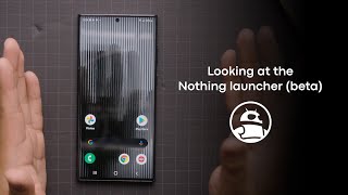 Looking at the Nothing launcher for Android: Nothing new...